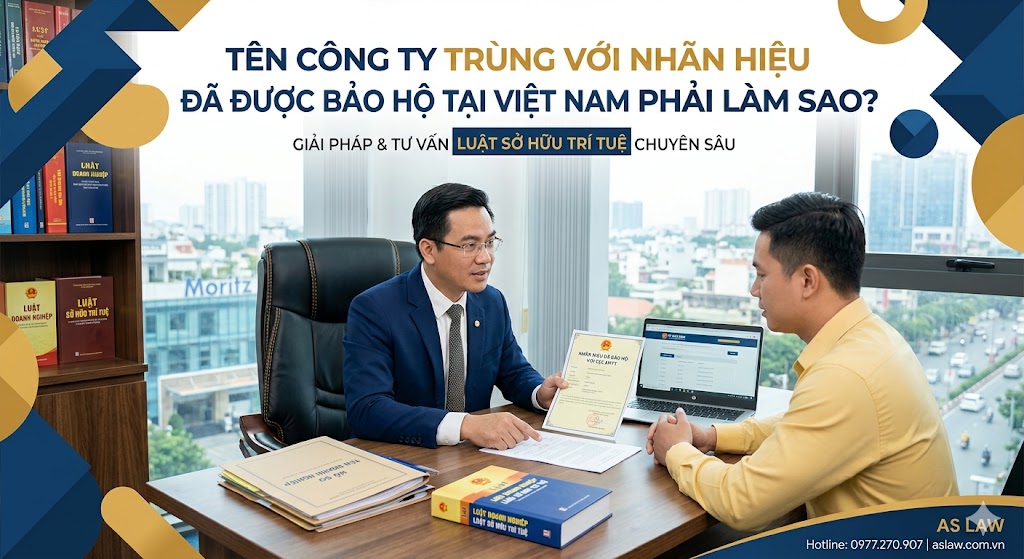 TÊN CÔNG TY TRÙNG VỚI NHÃN HIỆU ĐÃ ĐƯỢC BẢO HỘ TẠI VIỆT NAM PHẢI LÀM SAO?